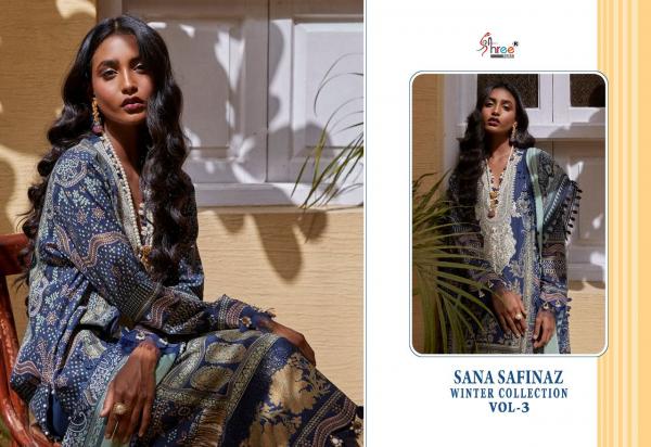 Shree Sana Safinaz Winter Collection 3 Pakistani Salwar Suits Collection